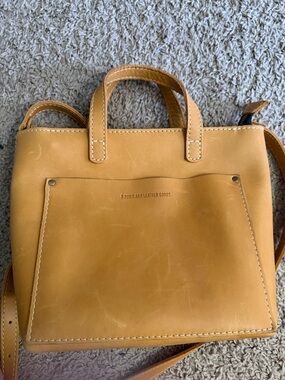 Portland Leather Goods Sunflower Mini Crossbody Tote